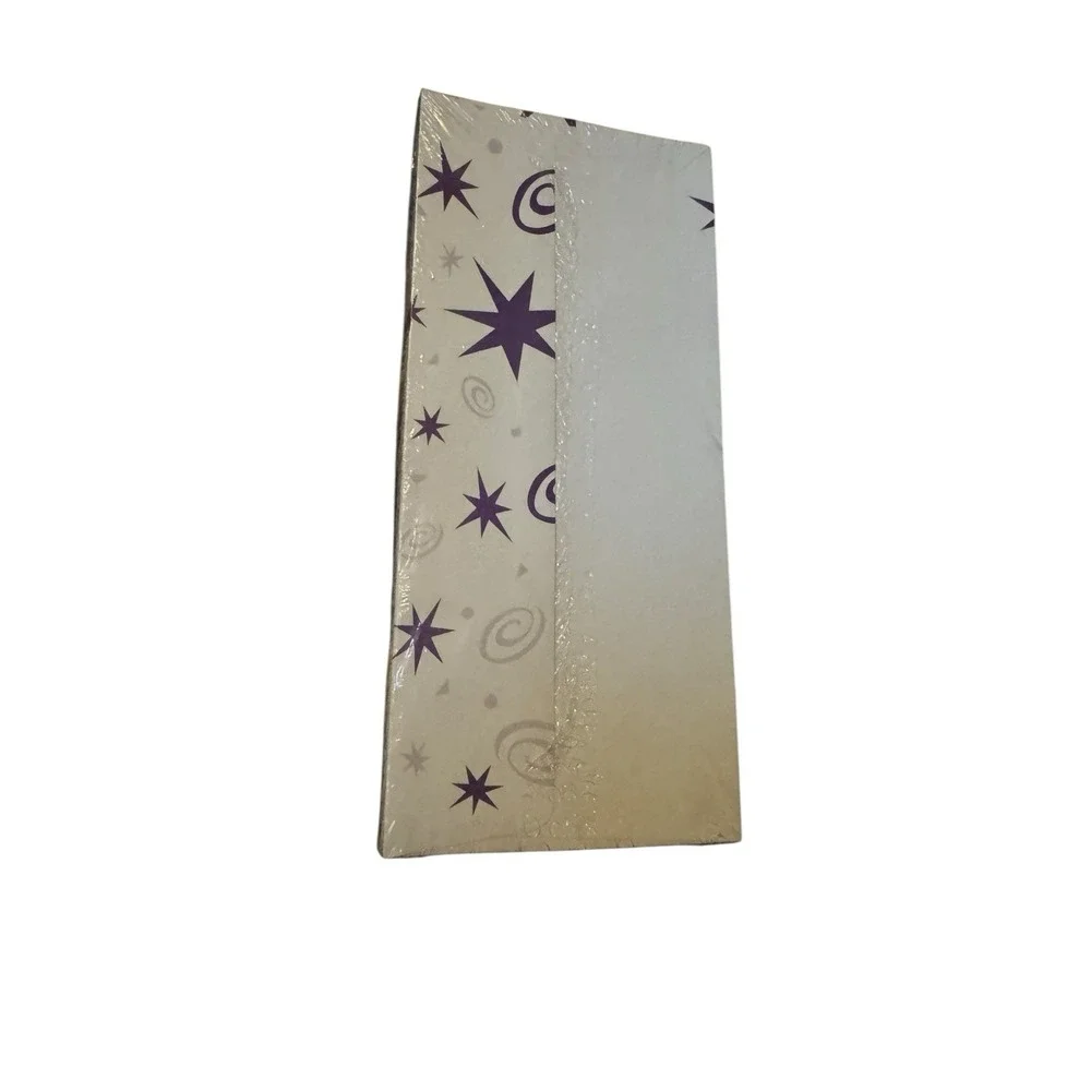 Vintage American Greetings Designer Collection Envelopes Purple Stars Sealed